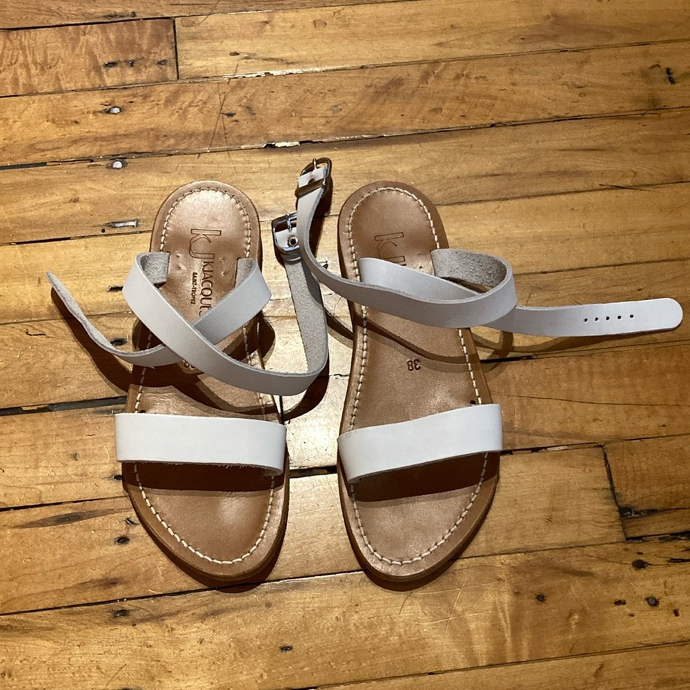 K Jacques leather sandals